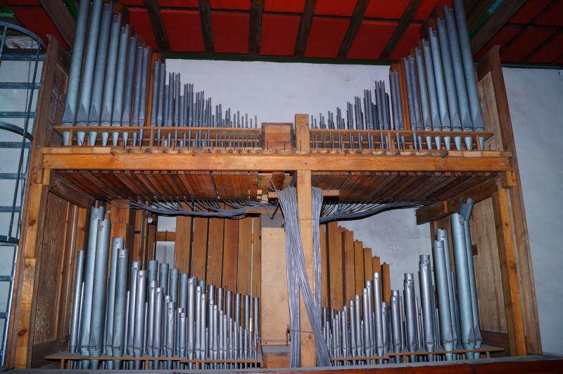 Orgeldetailfoto Sauer-Orgel Kahla