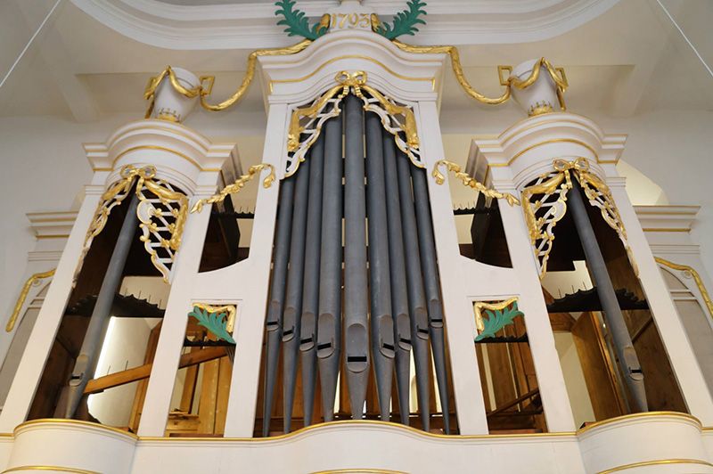 Orgeldetailfoto Gebr.-Jehmlich-Orgel Lunzenau