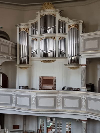 Orgeldetailfoto Neubau Orgel Plauen