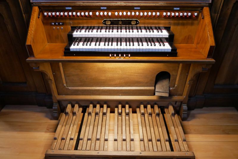 Orgeldetailfoto Rühlmann-Orgel St. Marien Staßfurt