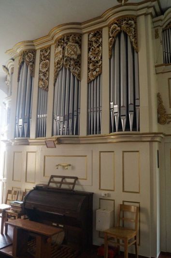 Orgeldetailfoto Gebr.-Jehmlich-Orgel Bärenstein