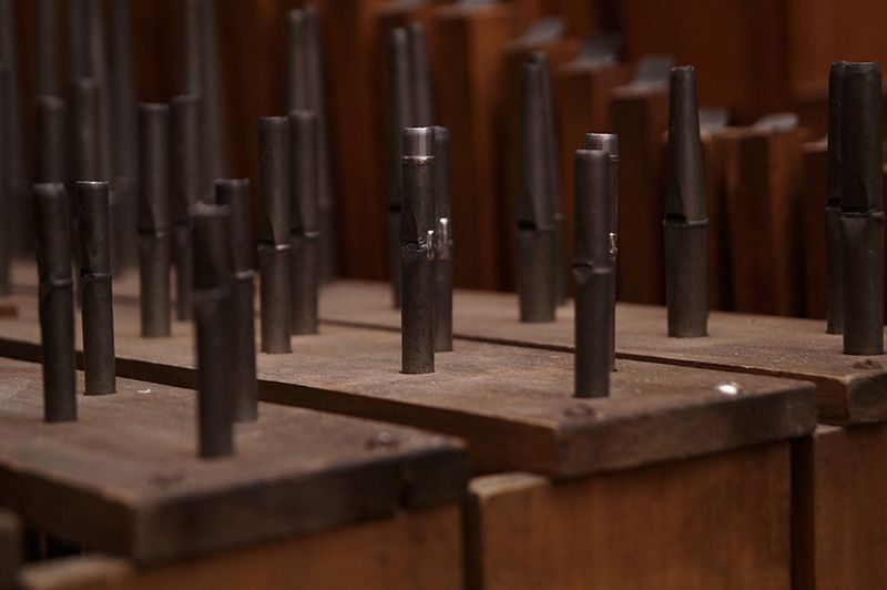 Orgeldetailfoto Gebr.-Jehmlich-Orgel Lunzenau