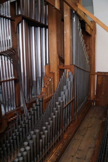 Orgeldetailfoto Gebr.-Jehmlich-Orgel Lunzenau