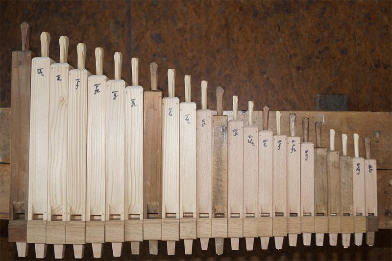 Orgeldetailfoto Johannes-Jacobus-Donati-Orgel Beierfeld
