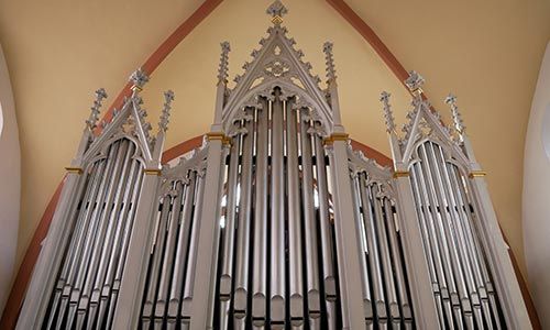 Orgeldetailfoto Eggert/Schuster – Orgel St. Kirche Maria Hilf Ottersleben