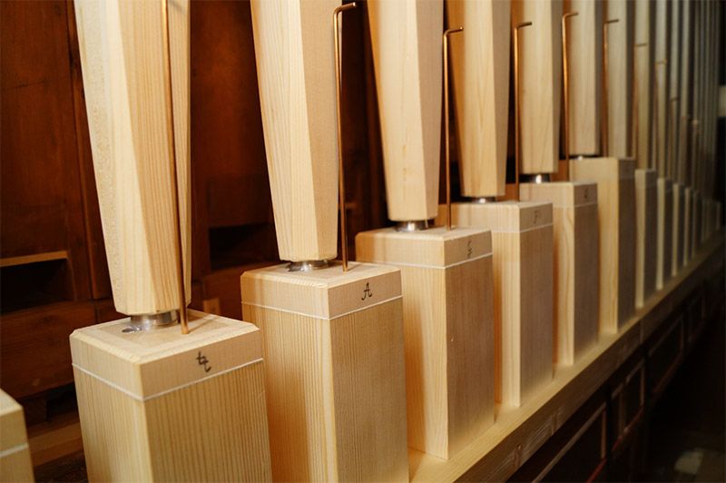 Orgeldetailfoto Johannes-Jacobus-Donati-Orgel Beierfeld