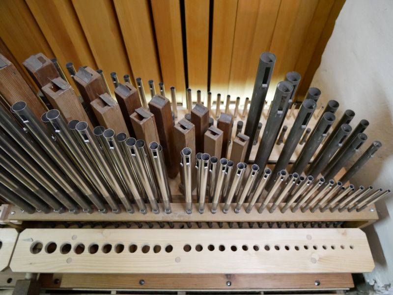 Orgeldetailfoto Ernst-Röver-Orgel Neinstedt