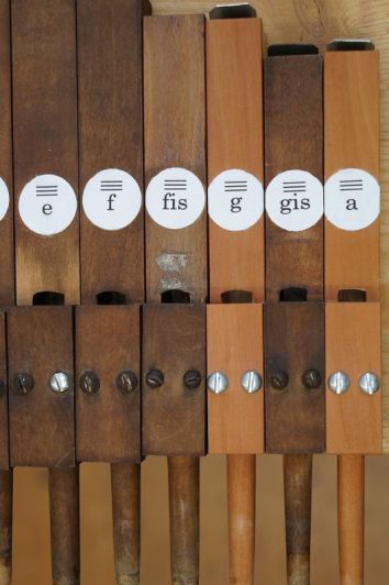 Orgeldetailfoto Gebr.-Jehmlich-Orgel Lunzenau