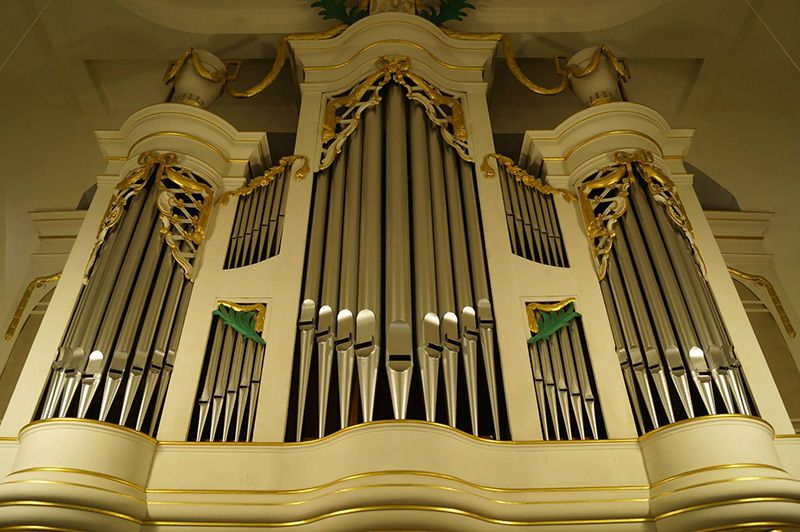 Orgeldetailfoto Gebr.-Jehmlich-Orgel Lunzenau