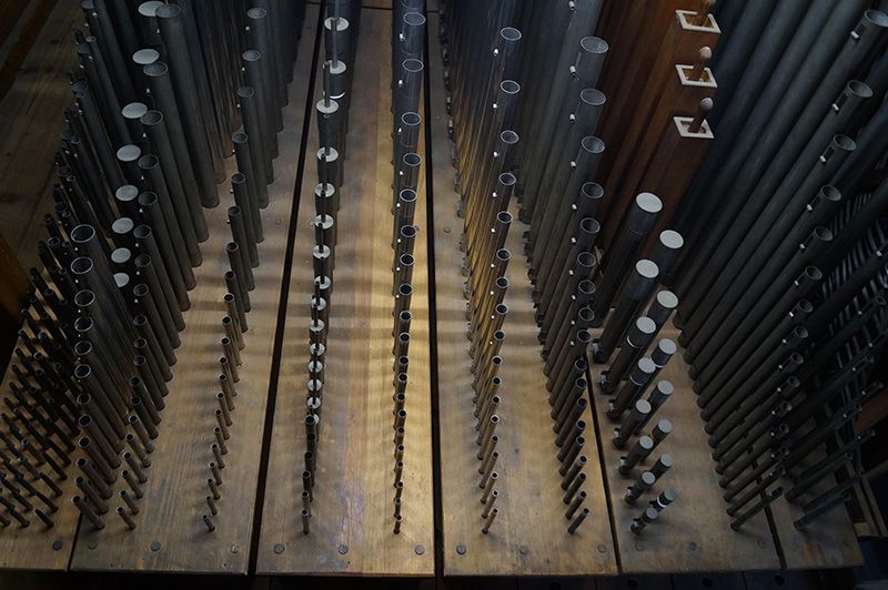 Orgeldetailfoto Ernst-Röver-Orgel Gera