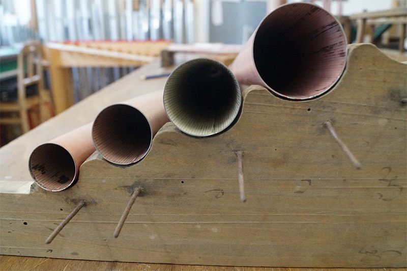 Orgeldetailfoto Johannes-Jacobus-Donati-Orgel Beierfeld