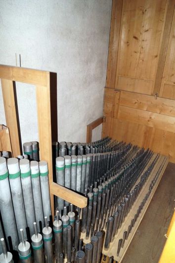 Orgeldetailfoto Gebr.-Jehmlich-Orgel Bärenstein