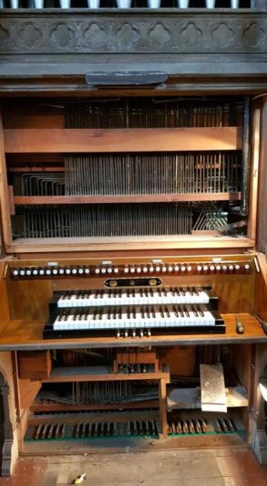 Orgeldetailfoto Rühlmann-Orgel St. Marien Staßfurt