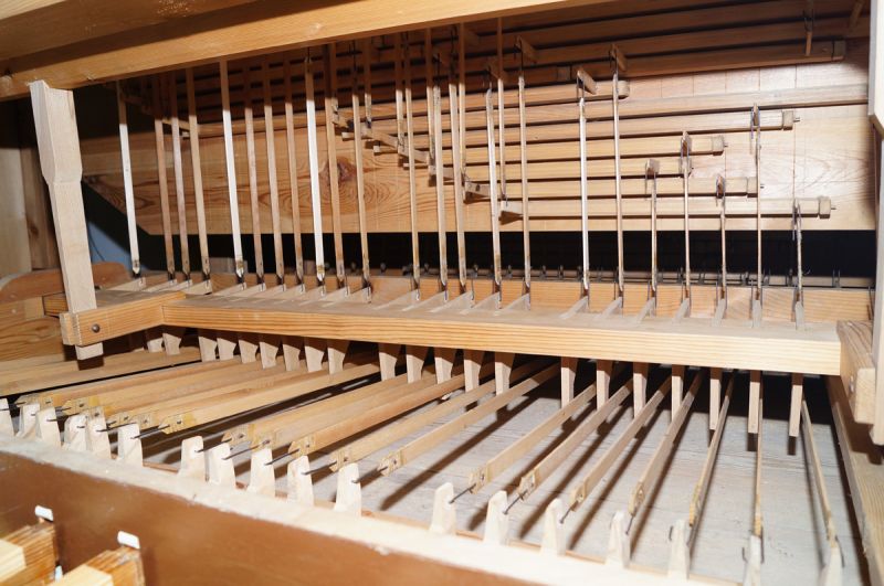 Orgeldetailfoto Schütz-Orgel Leitlitz