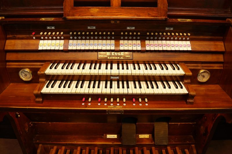Orgeldetailfoto Hermann-Eule-Orgel Klingenthal-Brunndöbra