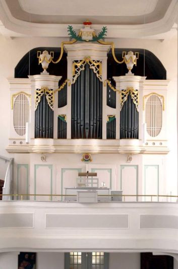 Orgeldetailfoto Gebr.-Jehmlich-Orgel Lunzenau