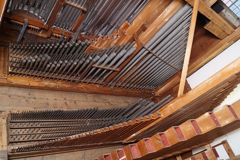 Orgeldetailfoto Gebr.-Jehmlich-Orgel Lunzenau