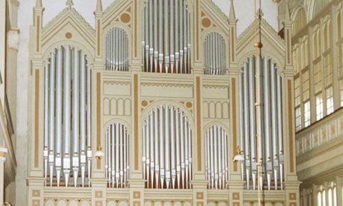 Orgeldetailfoto Carl-Gottlieb-Jehmlich-Orgel Elsterberg