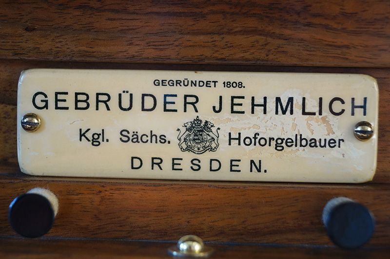 Orgeldetailfoto Gebr.-Jehmlich-Orgel Lunzenau