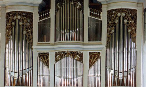 Orgeldetailfoto Adolph-Poppe-Orgel Kleineutersdorf