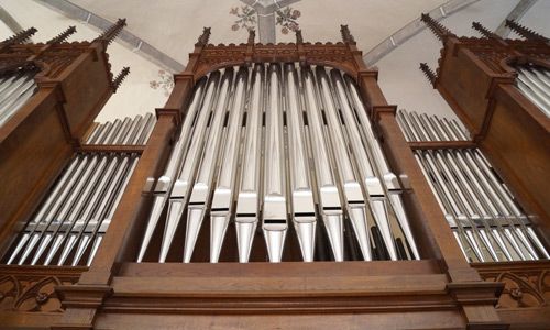 Orgeldetailfoto Richard-Kreutzbach-Orgel Schlettau