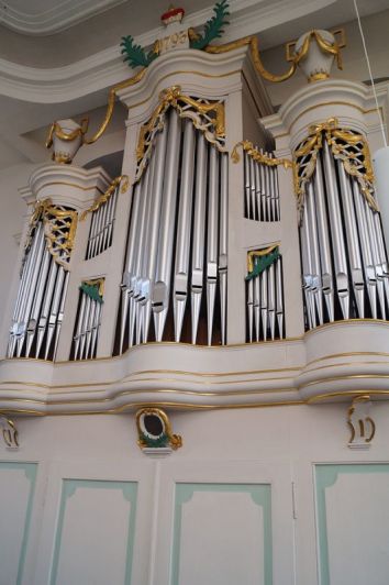 Orgeldetailfoto Gebr.-Jehmlich-Orgel Lunzenau