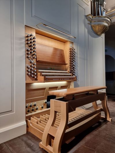 Orgeldetailfoto Neubau Orgel Plauen