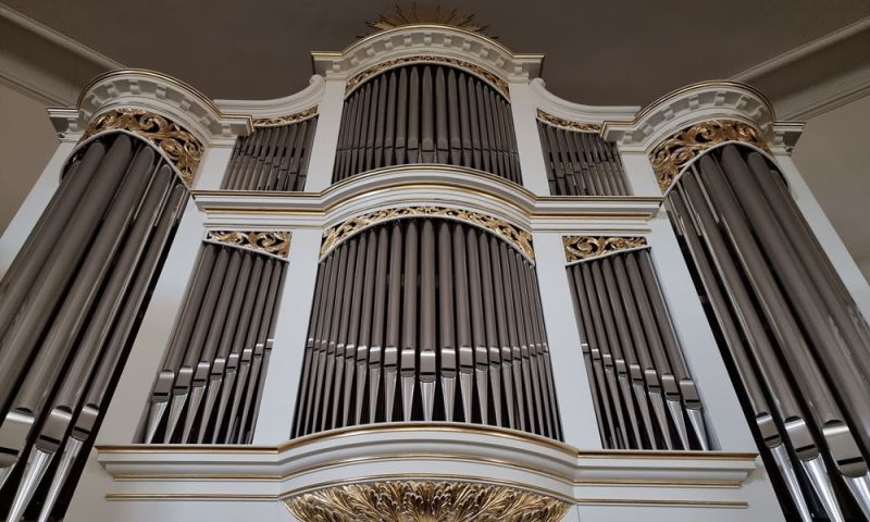 Orgeldetailfoto Neubau Orgel Plauen