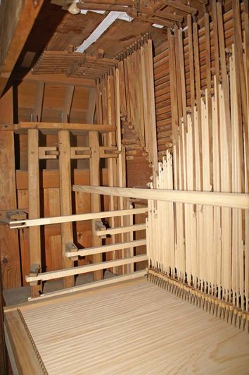 Orgeldetailfoto Justinus-Ehrenfried-Gerhard-Orgel Jena-Ziegenhain
