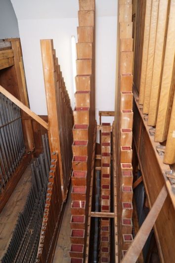 Orgeldetailfoto Gebr.-Jehmlich-Orgel Lunzenau