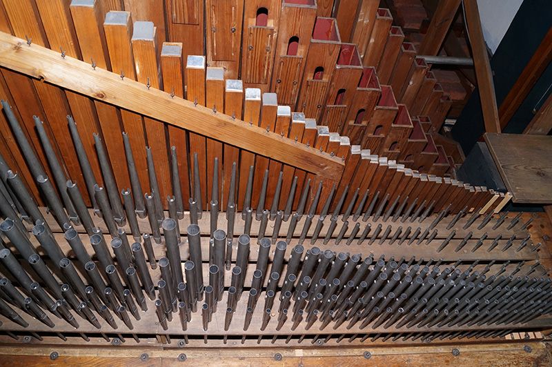 Orgeldetailfoto Gebr.-Jehmlich-Orgel Lunzenau