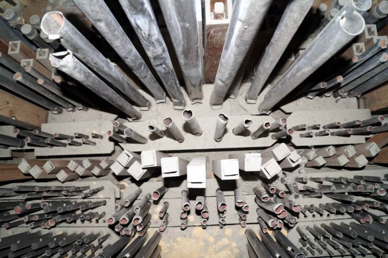 Orgeldetailfoto Schütz-Orgel Leitlitz