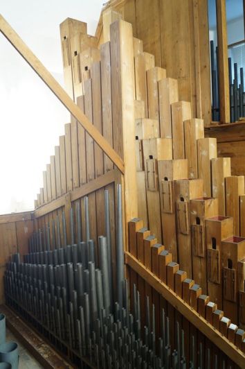 Orgeldetailfoto Gebr.-Jehmlich-Orgel Lunzenau