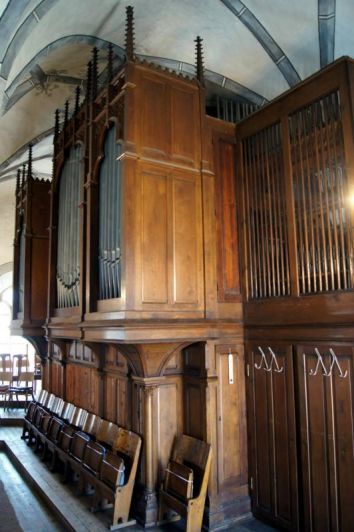 Orgeldetailfoto Richard-Kreutzbach-Orgel Schlettau