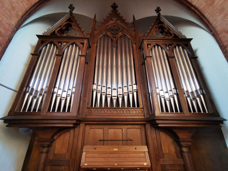 Orgeldetailfoto Rühlmann-Orgel St. Marien Staßfurt