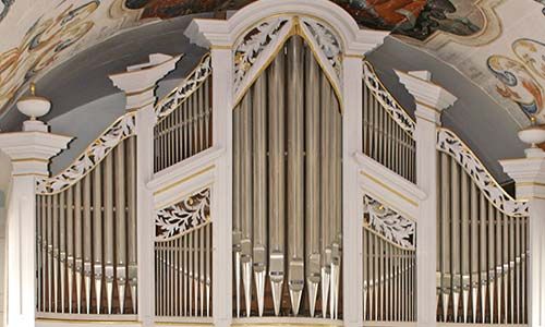 Orgeldetailfoto Johann-Christian-Adam-Gerhard-Orgel Dorndorf
