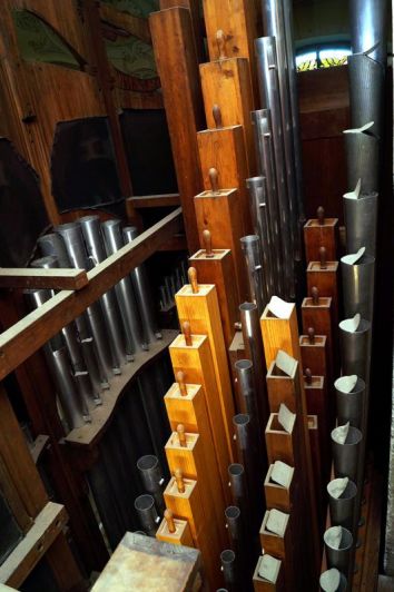 Orgeldetailfoto Ernst-Röver-Orgel Gera