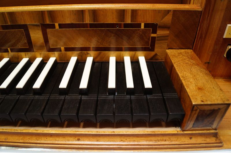 Orgeldetailfoto Schütz-Orgel Leitlitz