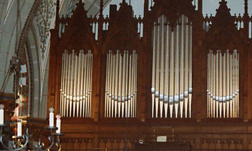 Orgeldetailfoto Eggert-Stahlhuth-Orgel Kirchen