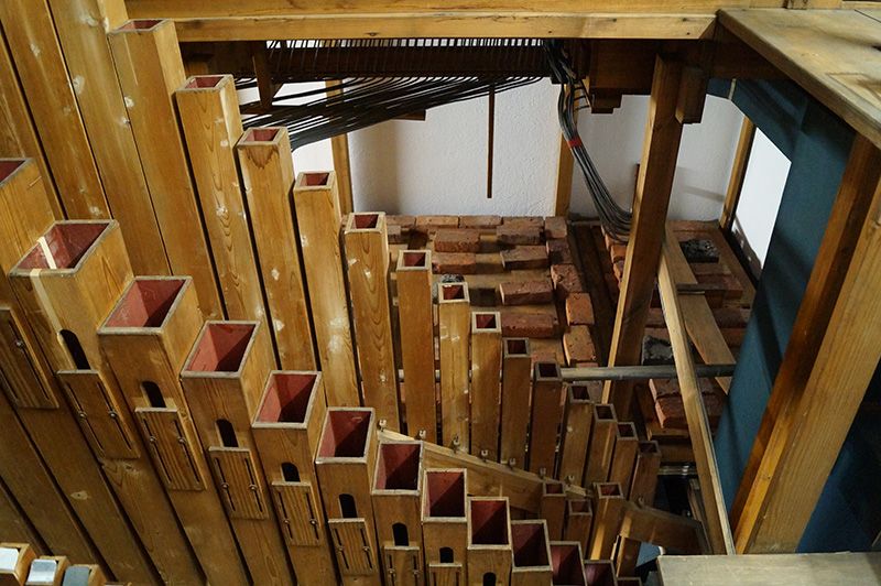 Orgeldetailfoto Gebr.-Jehmlich-Orgel Lunzenau