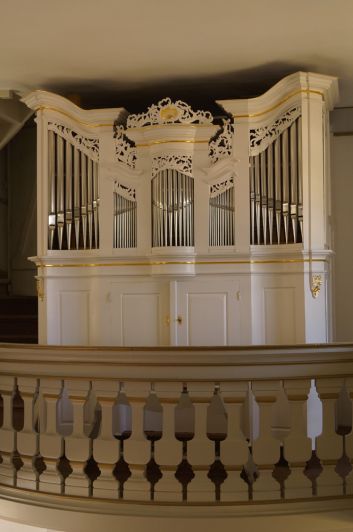 Orgeldetailfoto Schütz-Orgel Leitlitz