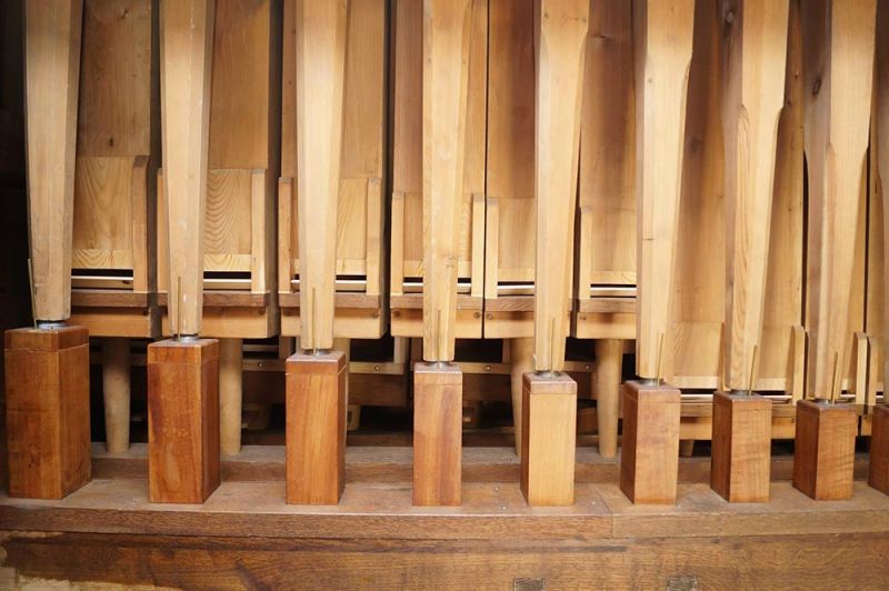 Orgeldetailfoto Gotthilf-Bärmig-Orgel Schöneck