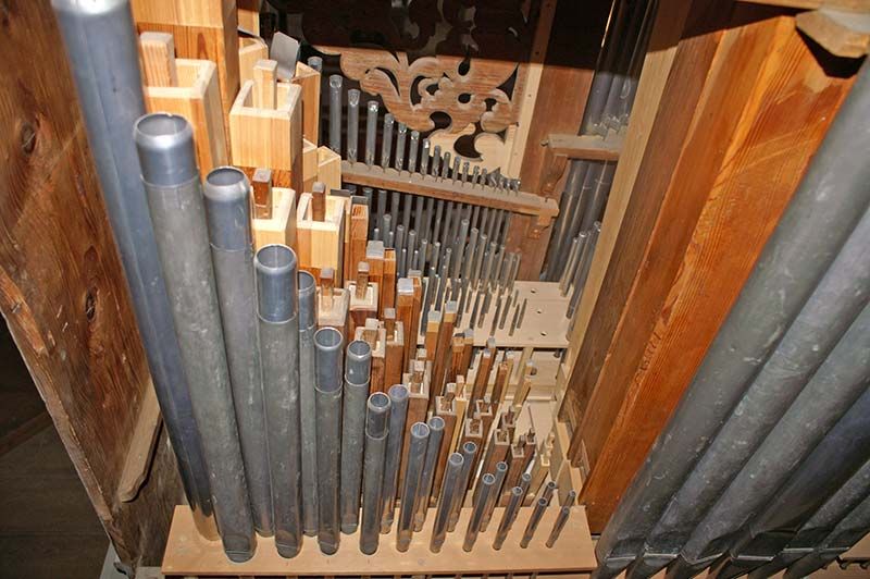 Orgeldetailfoto Justinus-Ehrenfried-Gerhard-Orgel Jena-Ziegenhain