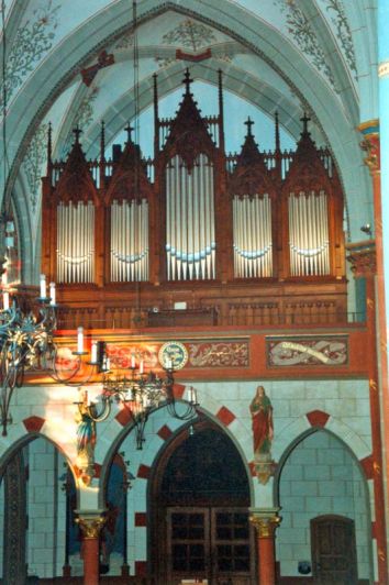 Orgeldetailfoto Eggert-Stahlhuth-Orgel Kirchen