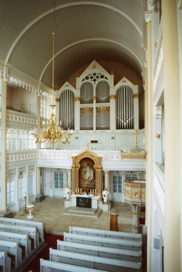 Orgeldetailfoto Gotthilf-Bärmig-Orgel Schöneck