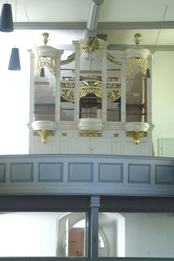 Orgeldetailfoto Schüssler-Wolf-Orgel Neumark