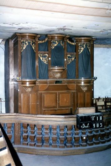 Orgeldetailfoto Gotthilf-Bärmig-Orgel Aue-Klösterlein