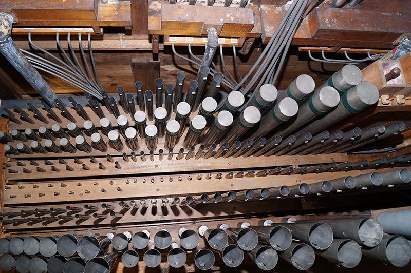 Orgeldetailfoto Gebr.-Jehmlich-Orgel Lunzenau