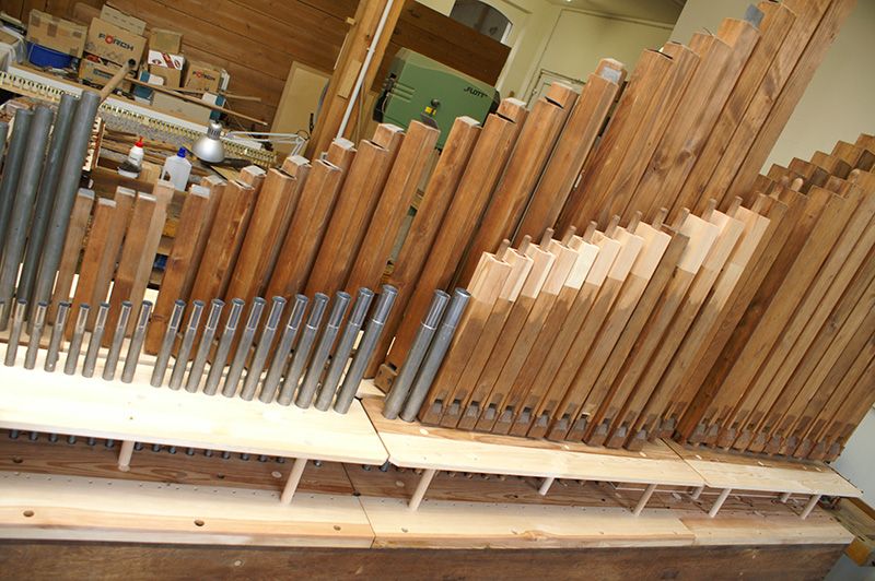 Orgeldetailfoto Ernst-Röver-Orgel Neinstedt
