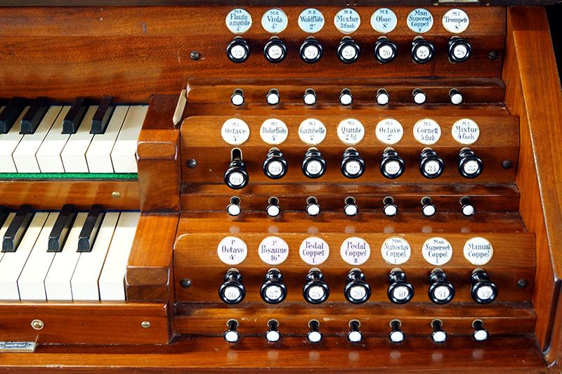 Orgeldetailfoto Ernst-Röver-Orgel Gera